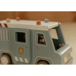 Little Dutch Fourgon de police en bois FSC Multicolore