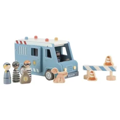 Little Dutch Fourgon de police en bois FSC Multicolore