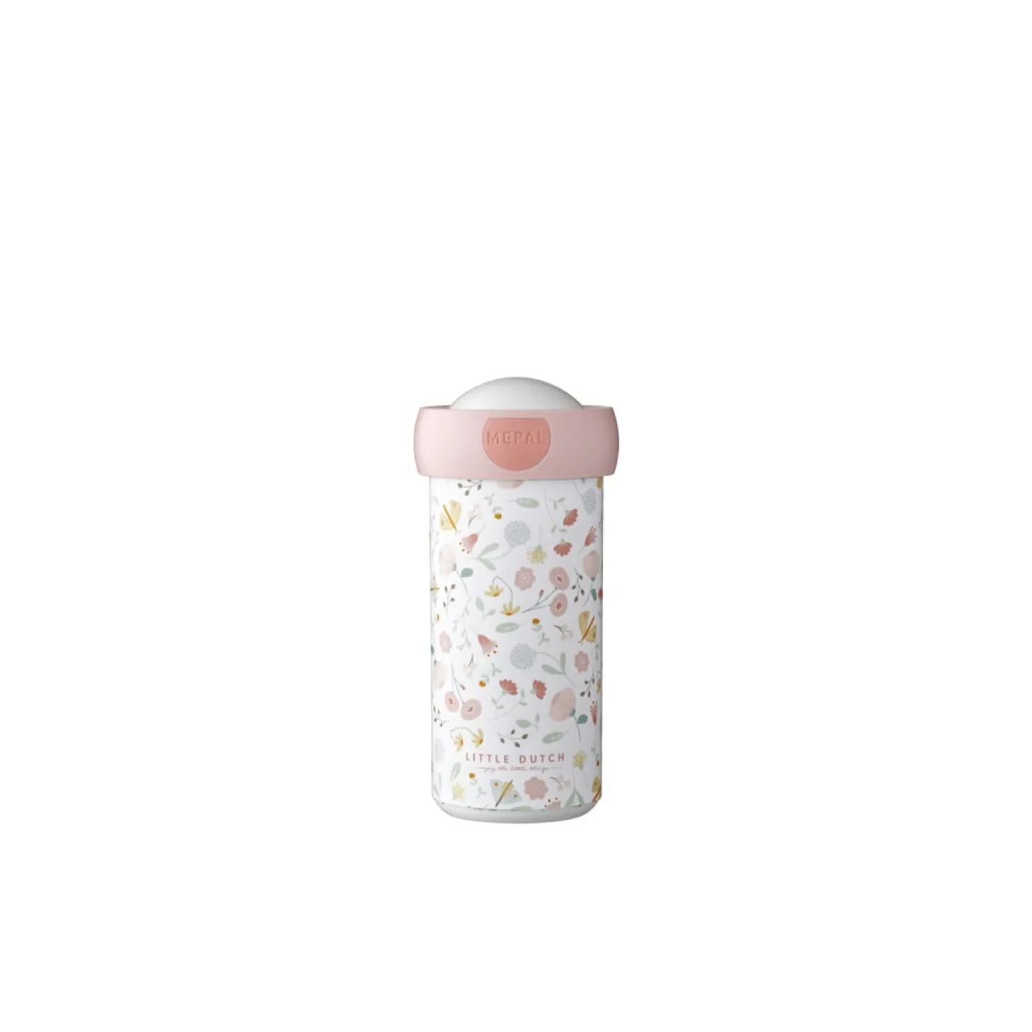 Little Dutch Gourde campus - Flowers & Butterflies Rose 300 ml