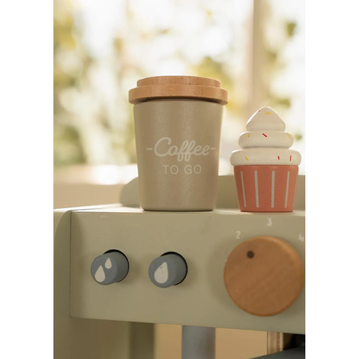 Little Dutch Grande machine à café en bois FSC Multicolore