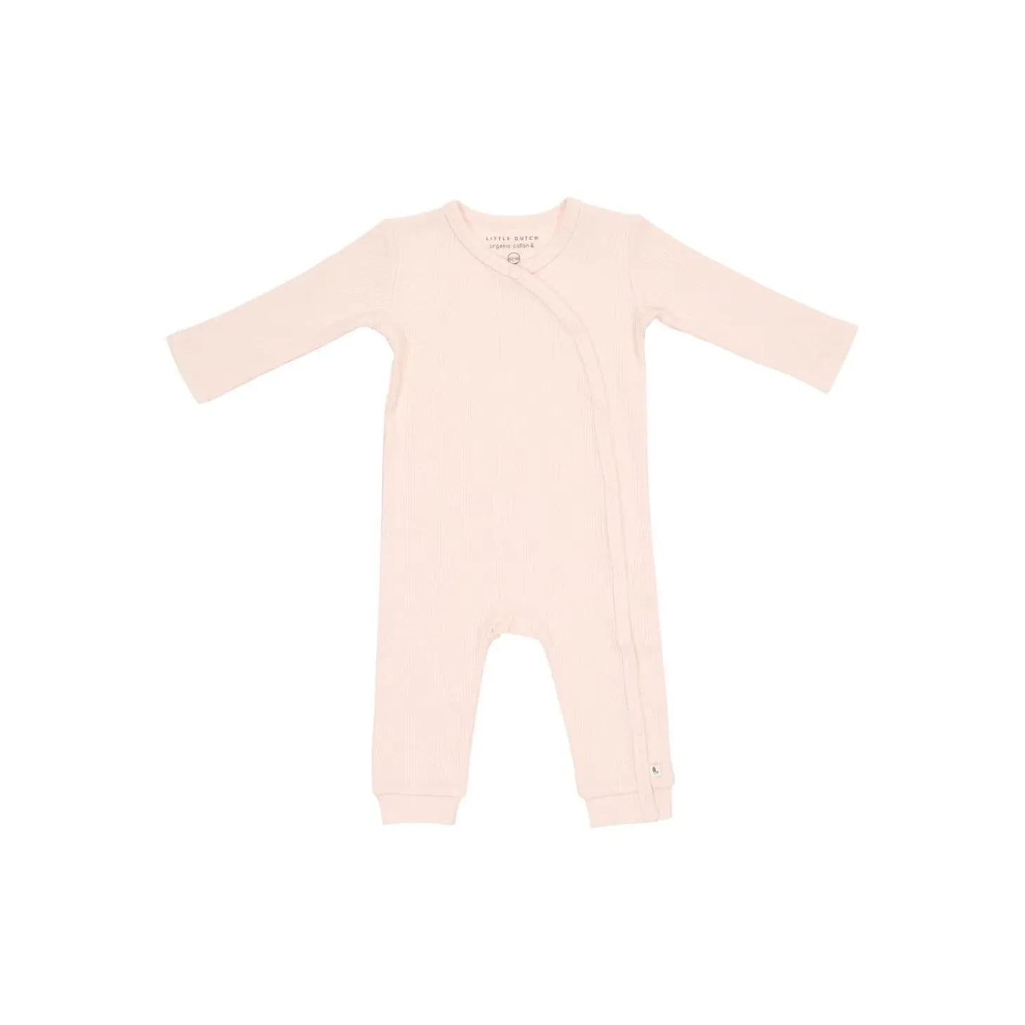 Little Dutch Grenouillère wrap rib pink 18-24 mois