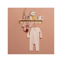 Little Dutch Grenouillère wrap rib pink 18-24 mois