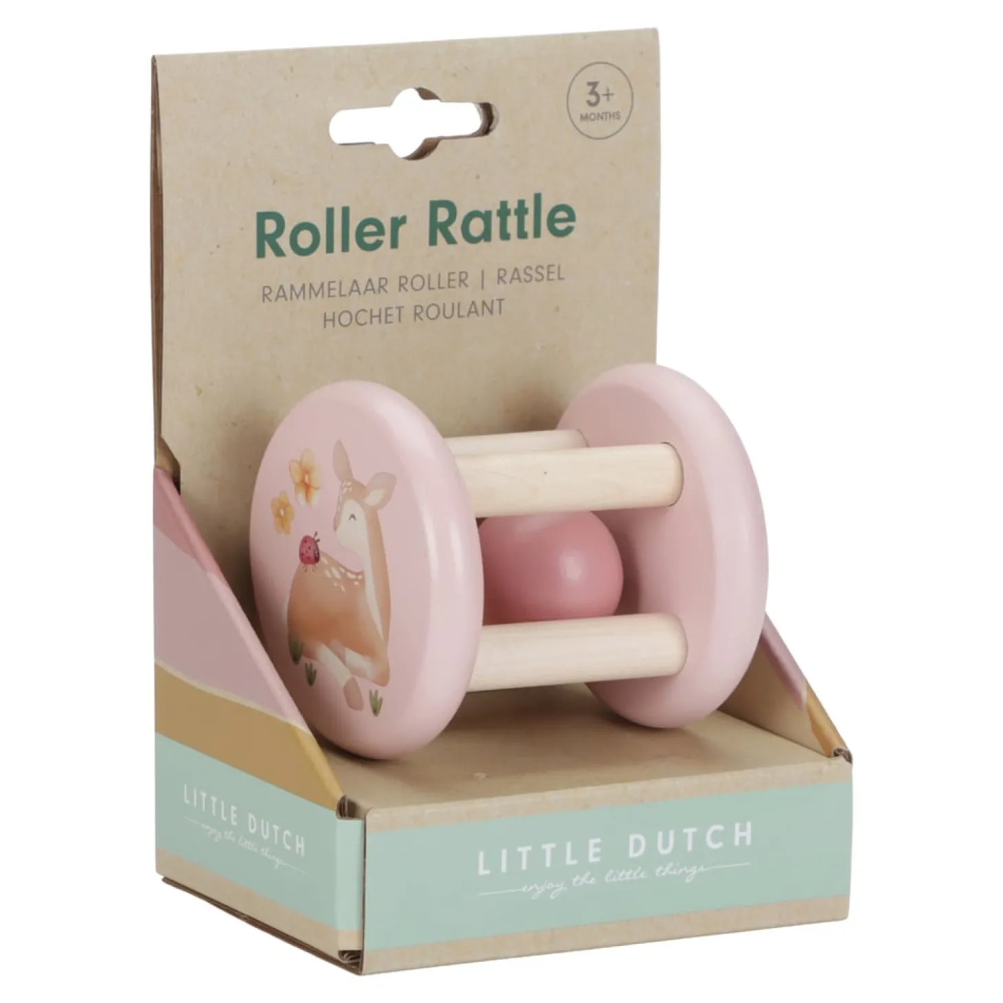 Little Dutch Hochet Roulant en bois FSC Fairy Garden