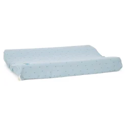 Little Dutch                    Housse pour matelas à langer      Pure Denim Blue             50x70 cm