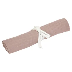 Little Dutch                    Lange XL en gaze de coton      Pure Pink Blush             120x120 cm