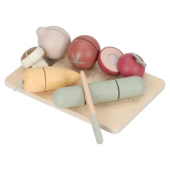 Little Dutch Légumes à découper en bois FSC Multicolore