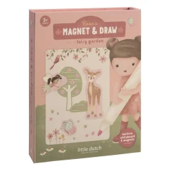 Little Dutch                    Livre de dessin magnétique Rosa    Fairy Graden