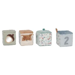 Little Dutch                    Lot de 4 cubes doux    Forest Friends
