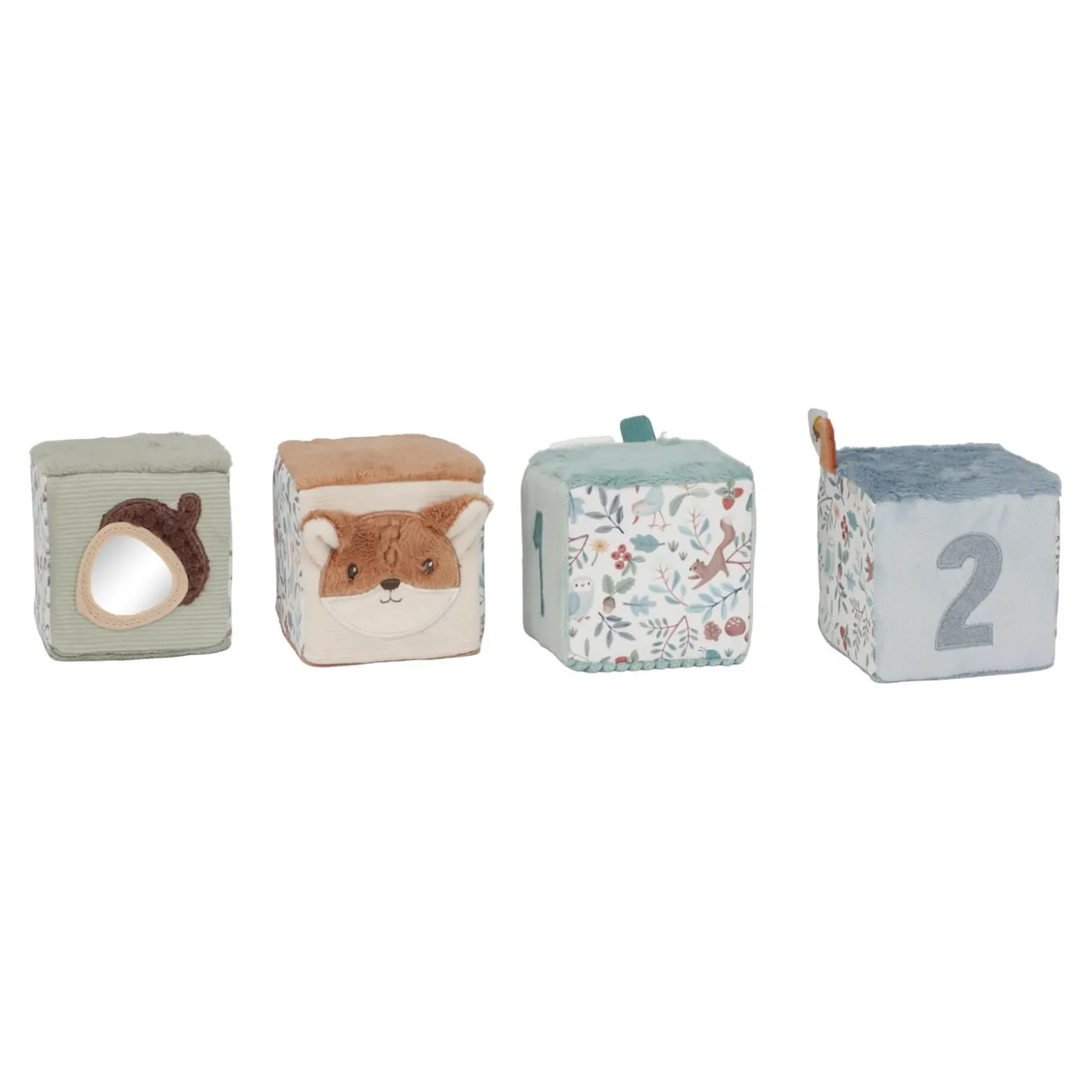 Little Dutch Lot de 4 cubes doux Forest Friends