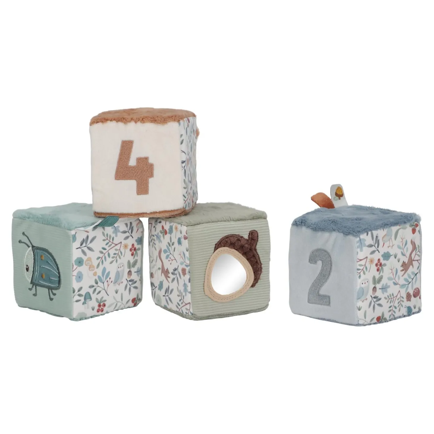 Little Dutch Lot de 4 cubes doux Forest Friends