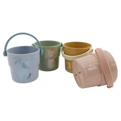 Little Dutch Lot de 4 gobelets de bain Safari Friends