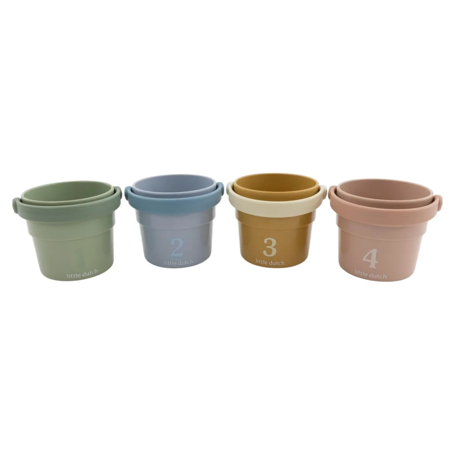 Little Dutch Lot de 4 gobelets de bain Safari Friends