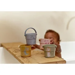 Little Dutch Lot de 4 gobelets de bain Safari Friends