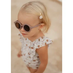 Little Dutch Lunettes de soleil rondes pour enfant - Mauve Mauve