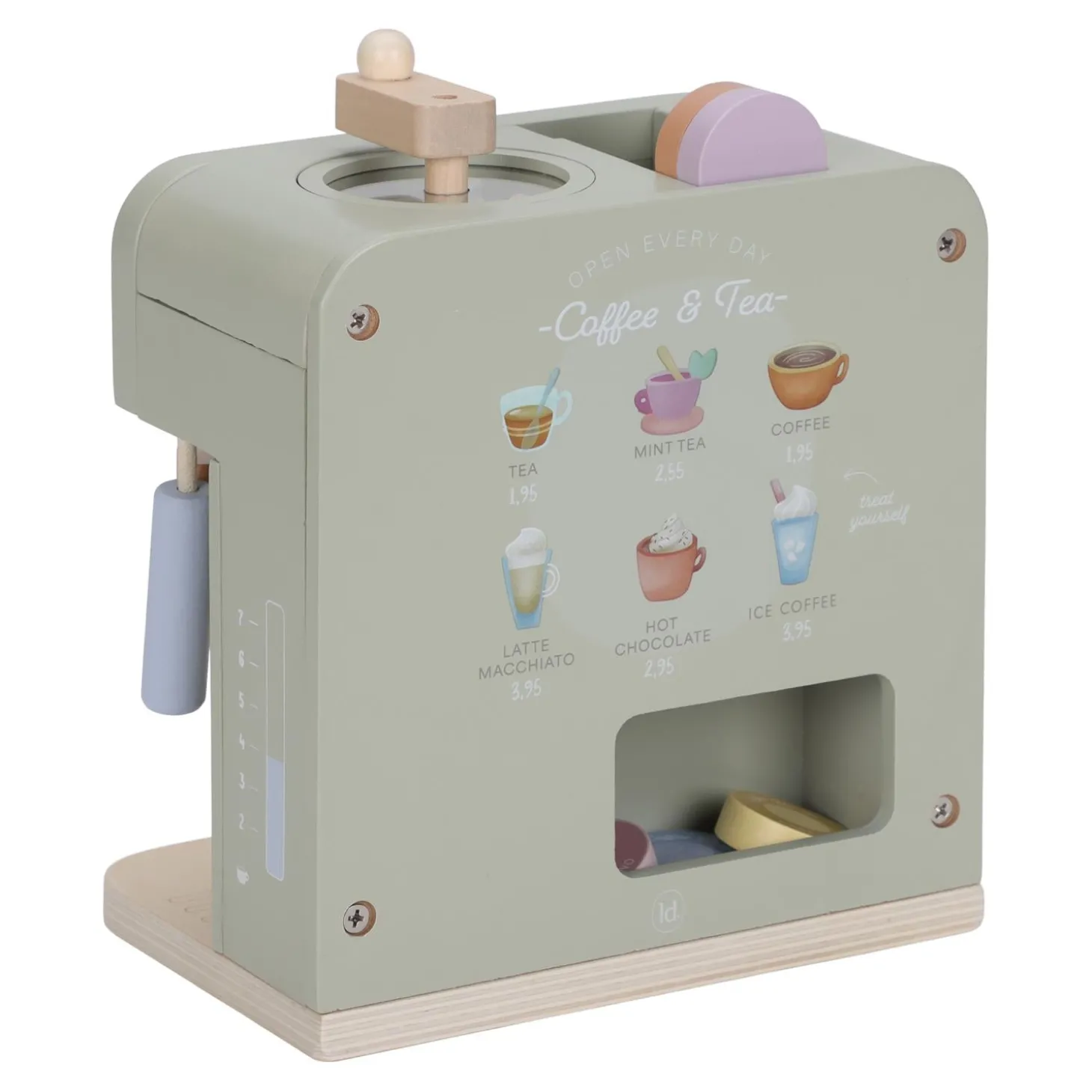 Little Dutch Machine à café en bois FSC Multicolore