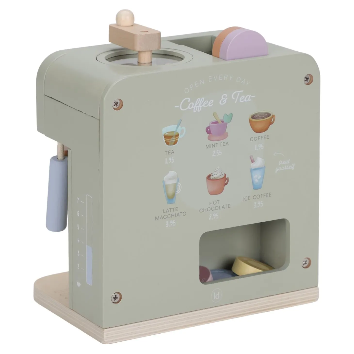 Little Dutch Machine à café en bois FSC Multicolore