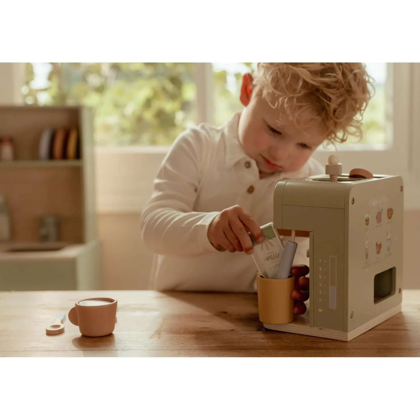 Little Dutch Machine à café en bois FSC Multicolore