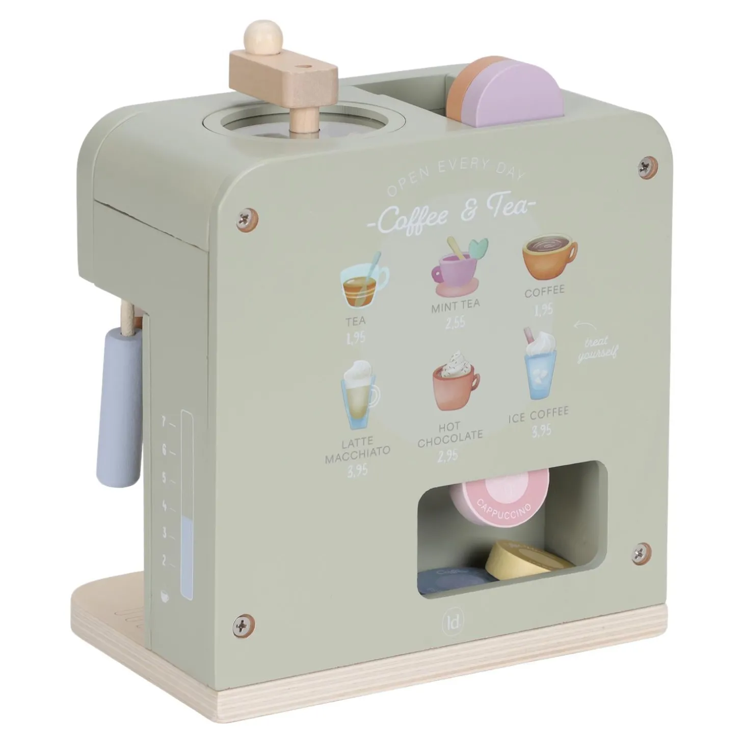 Little Dutch Machine à café en bois FSC Multicolore