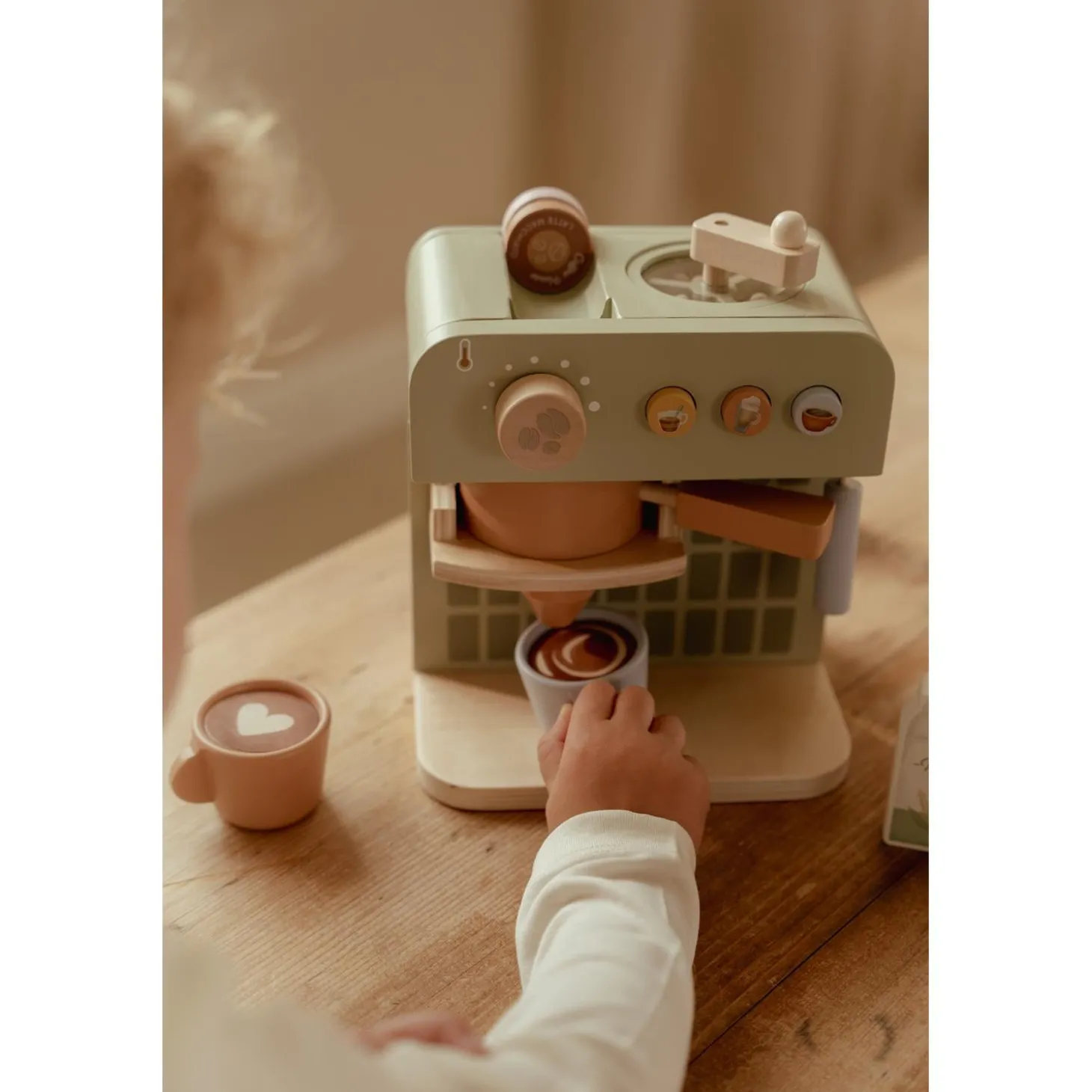 Little Dutch Machine à café en bois FSC Multicolore