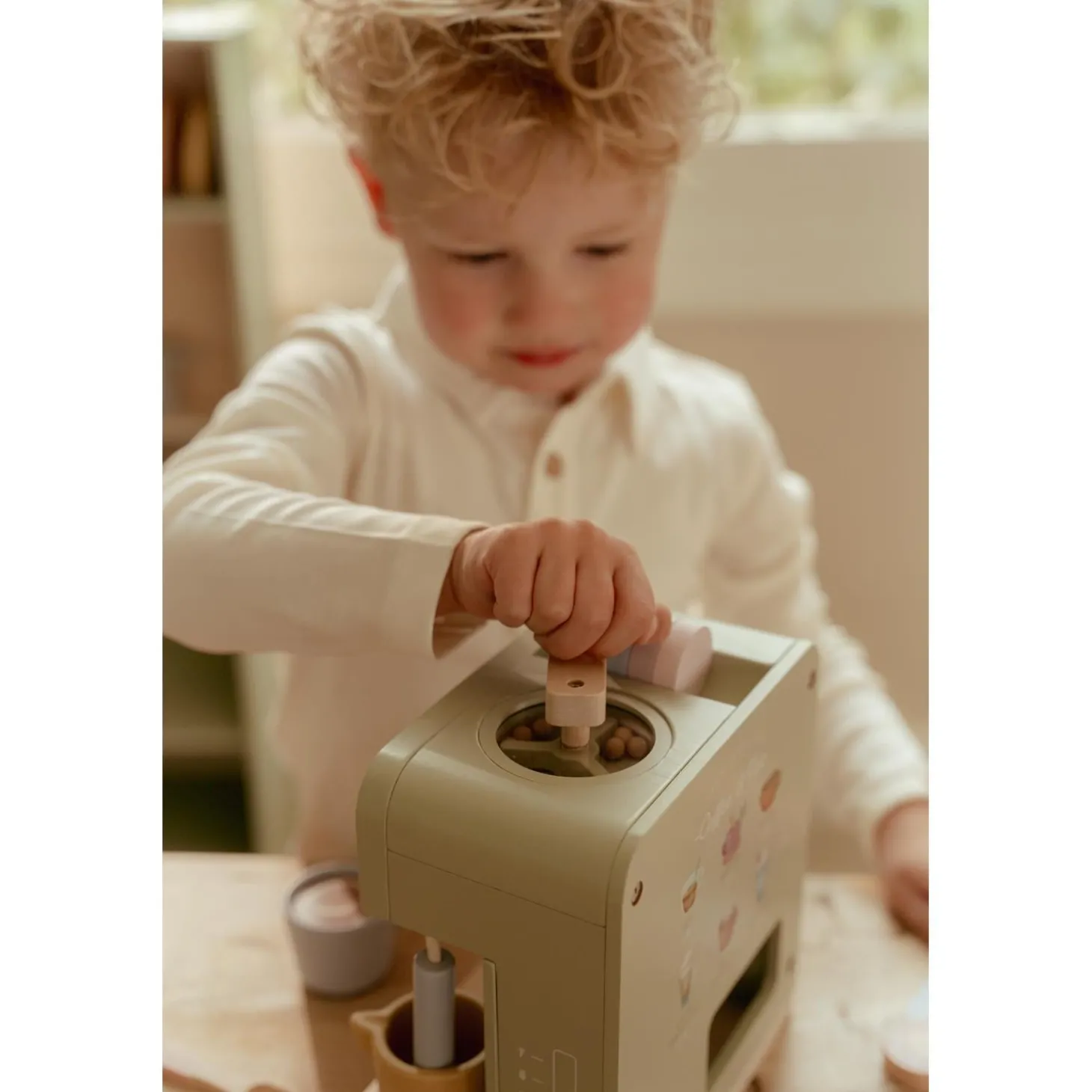 Little Dutch Machine à café en bois FSC Multicolore
