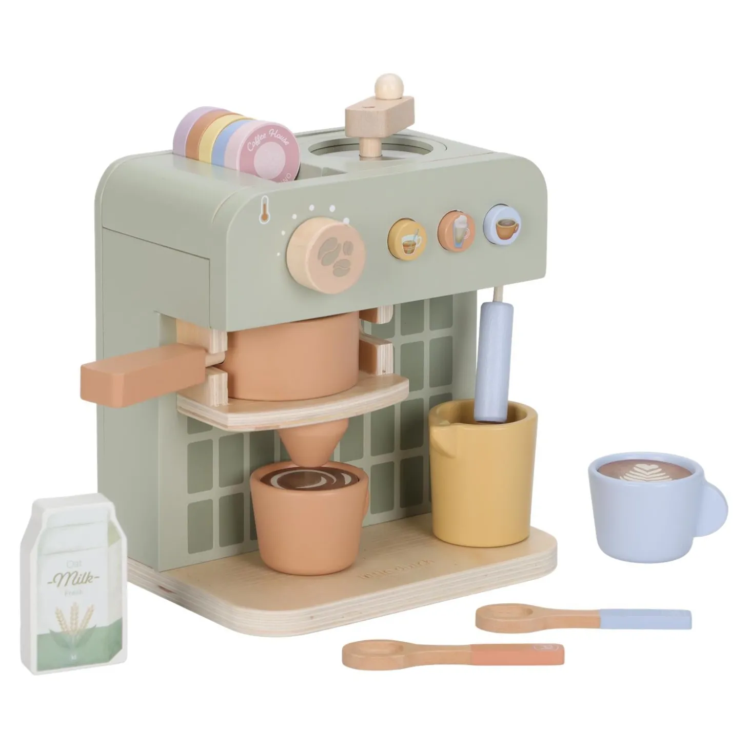 Little Dutch Machine à café en bois FSC Multicolore