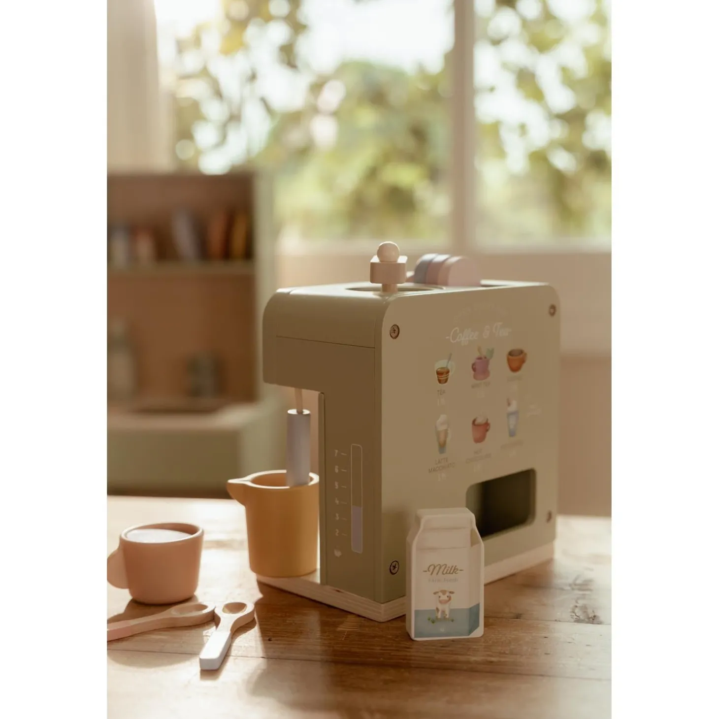 Little Dutch Machine à café en bois FSC Multicolore