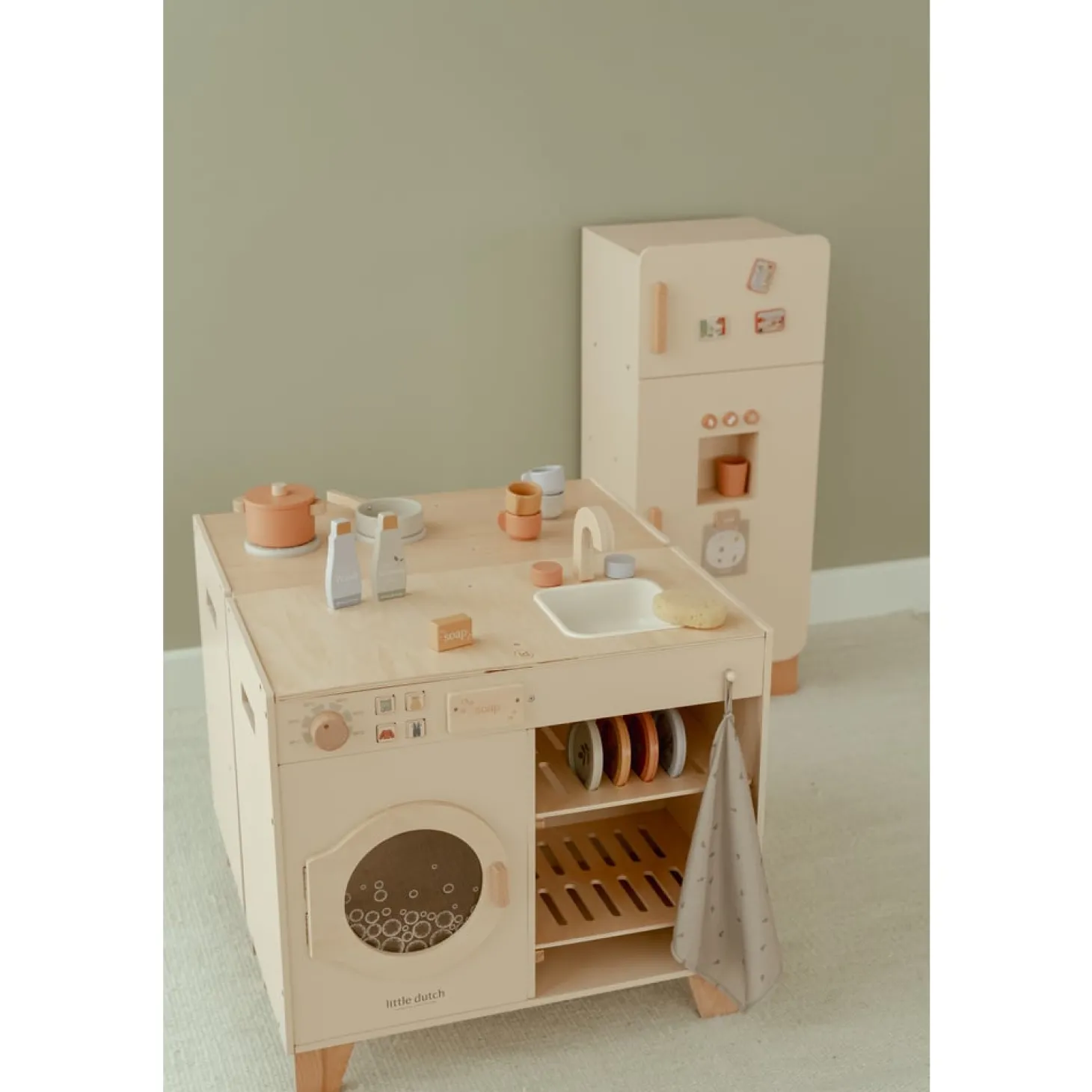 Little Dutch Machine à laver FSC Edition Limitée Beige