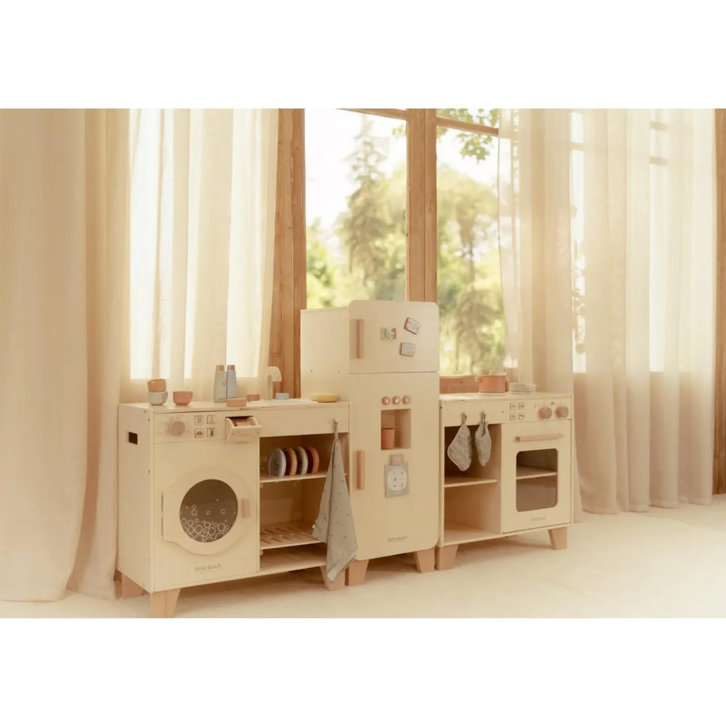 Little Dutch Machine à laver FSC Edition Limitée Beige