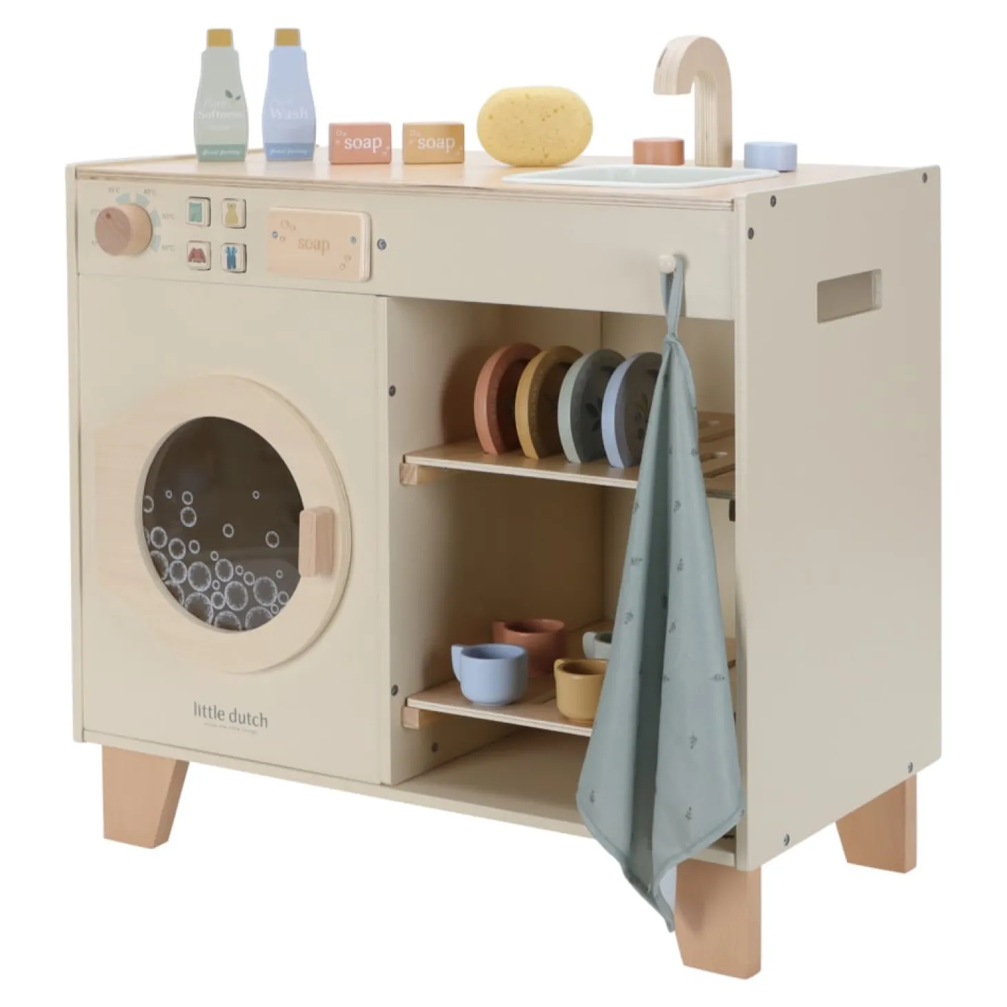 Little Dutch Machine à laver FSC Edition Limitée Beige