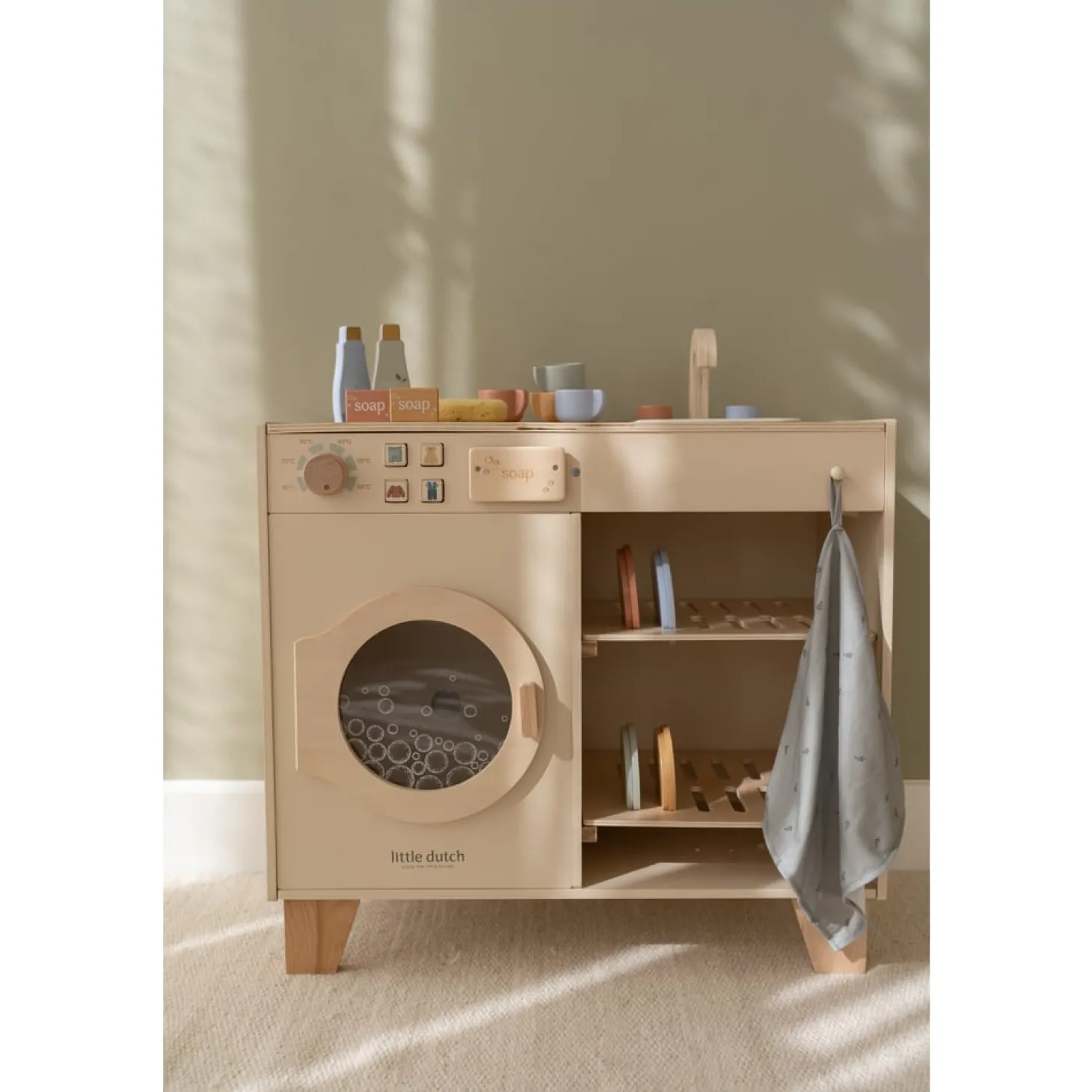 Little Dutch Machine à laver FSC Edition Limitée Beige