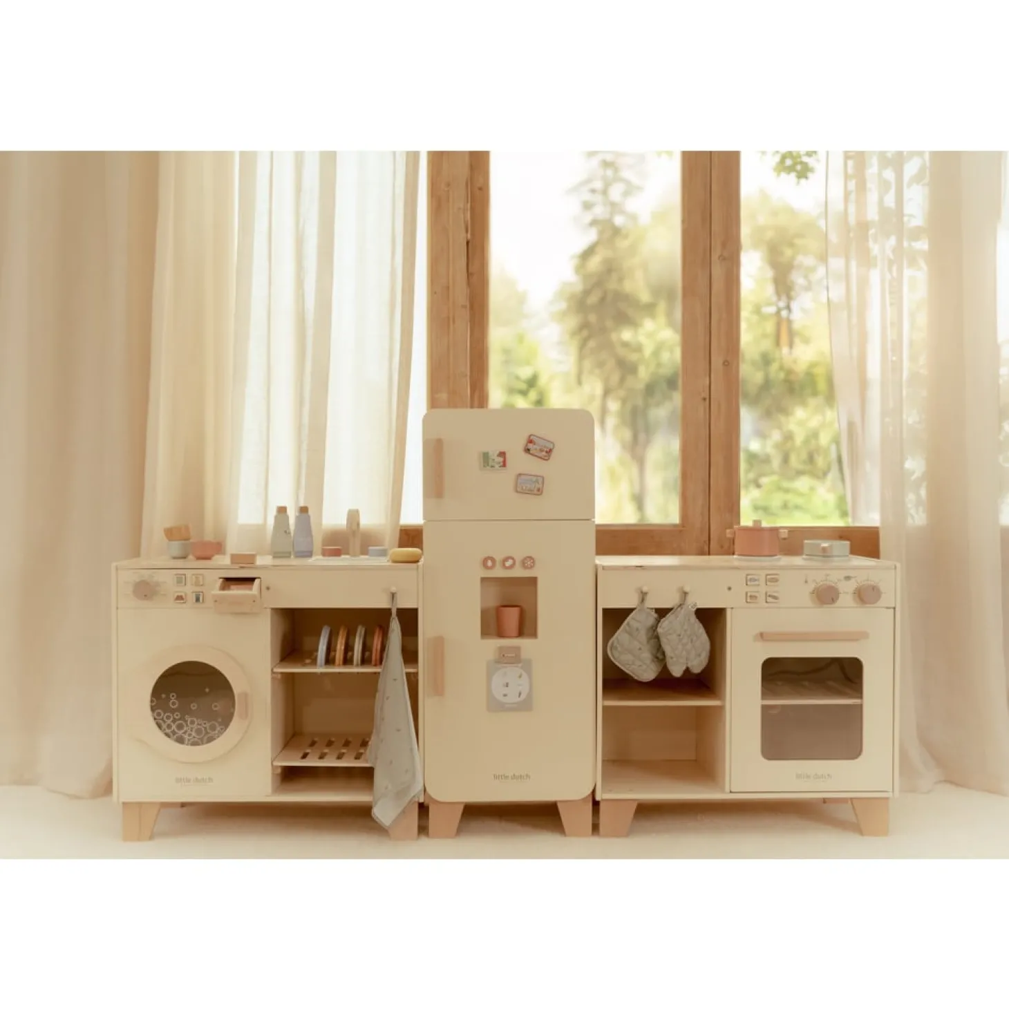 Little Dutch Machine à laver FSC Edition Limitée Beige