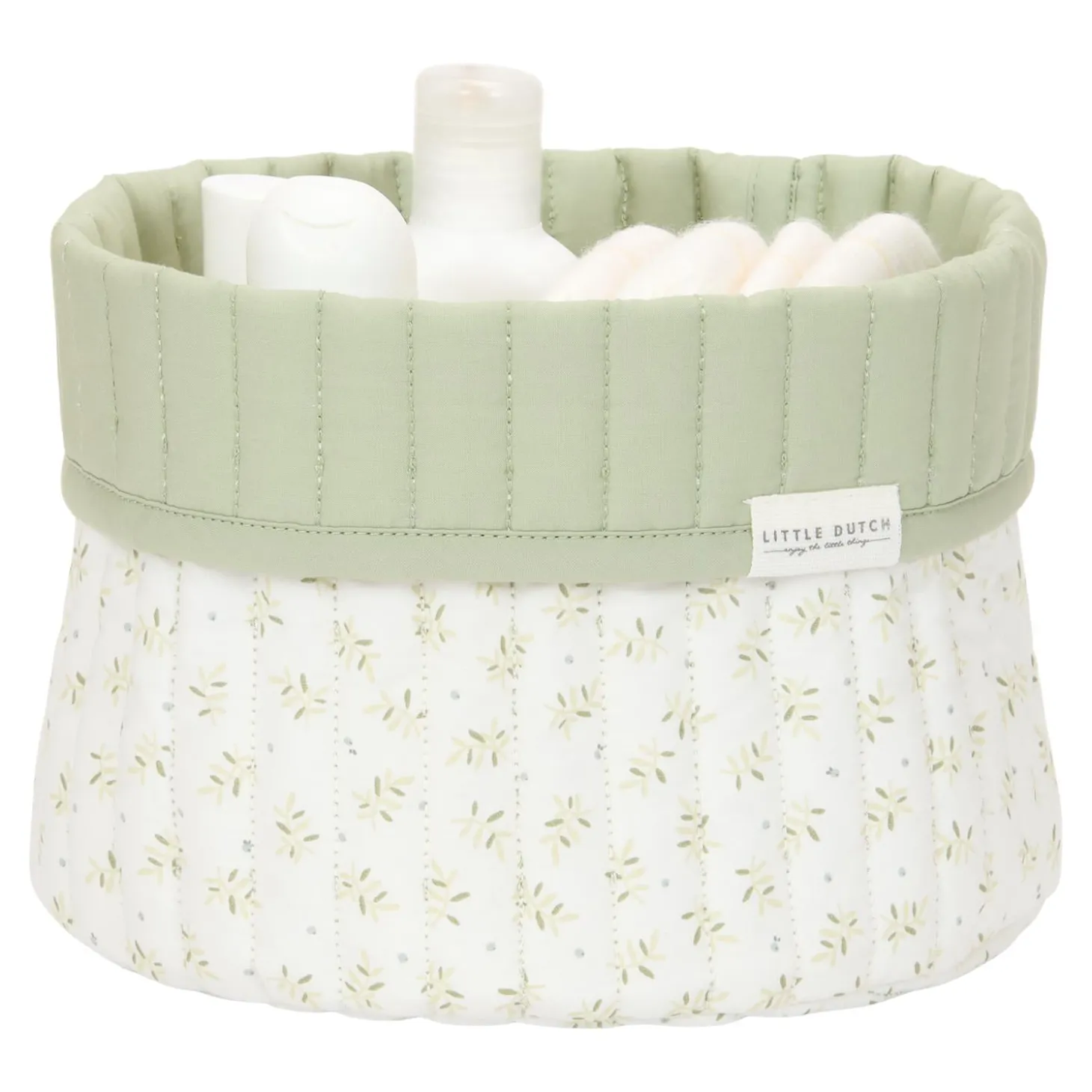 Little Dutch Panier de commode matelassé petit Blueberry Leaves