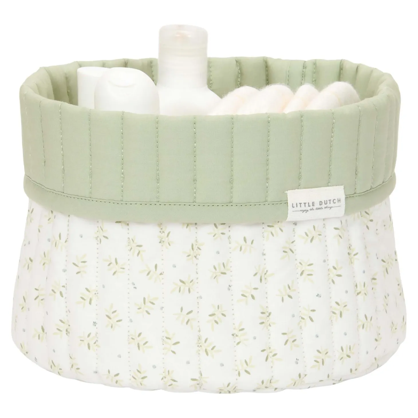 Little Dutch Panier de commode matelassé petit Blueberry Leaves