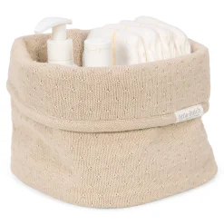 Little Dutch                    Panier de commode tricoté petit      Pure Soft Beige