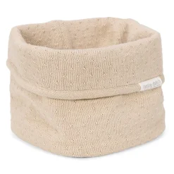 Little Dutch                    Panier de commode tricoté petit      Pure Soft Beige