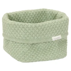 Little Dutch Panier de commode tricoté petit Pure Sage
