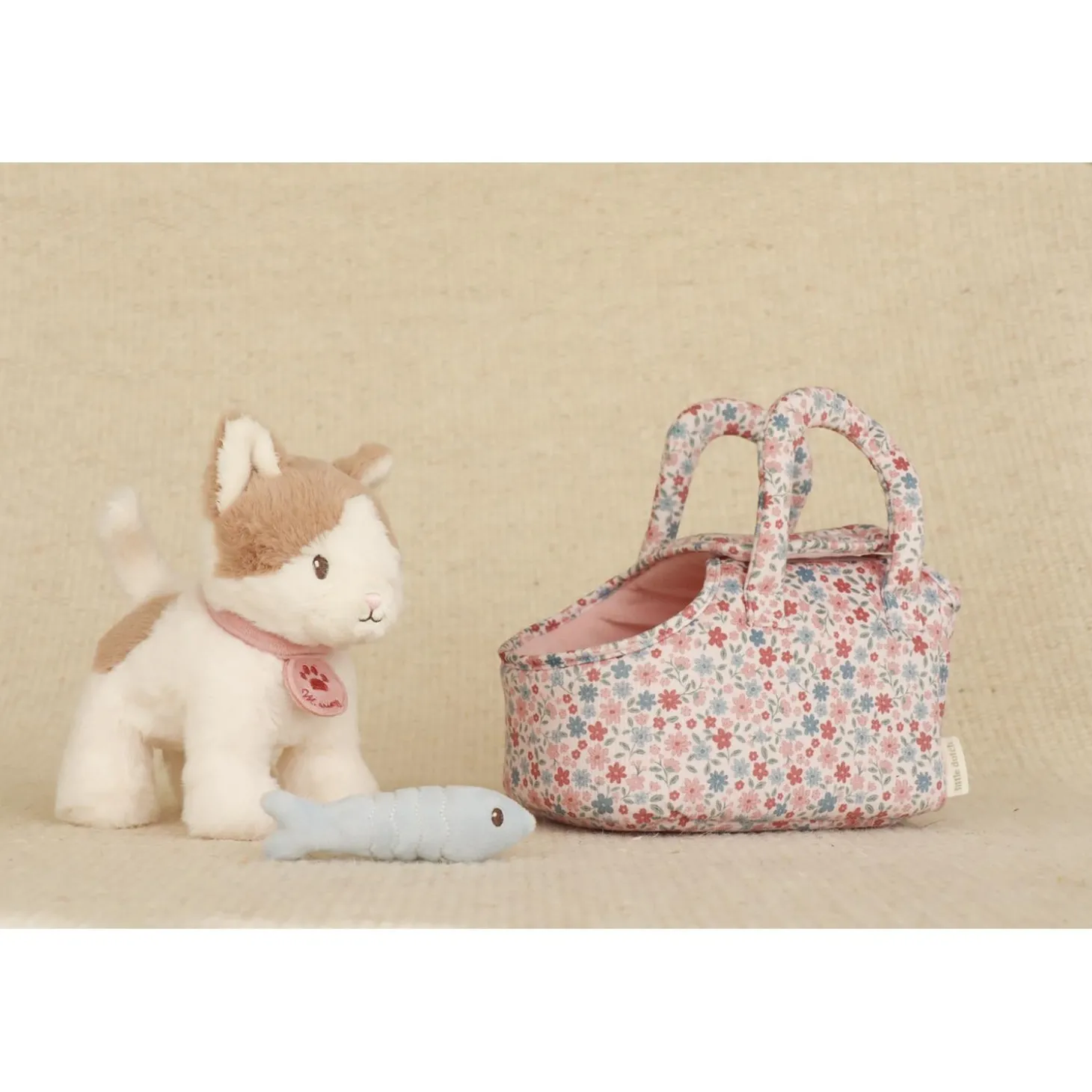 Little Dutch Peluche chat avec sac de transport Marley