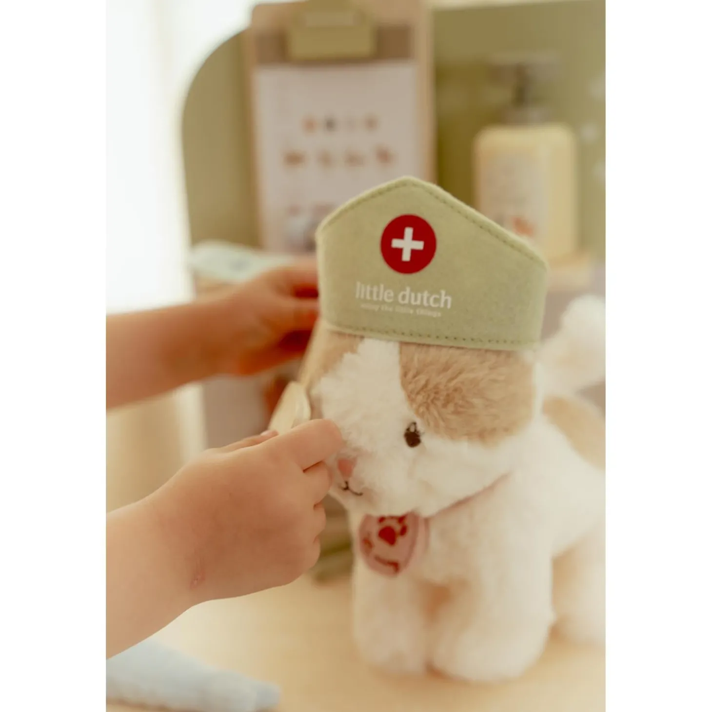 Little Dutch Peluche chat avec sac de transport Marley