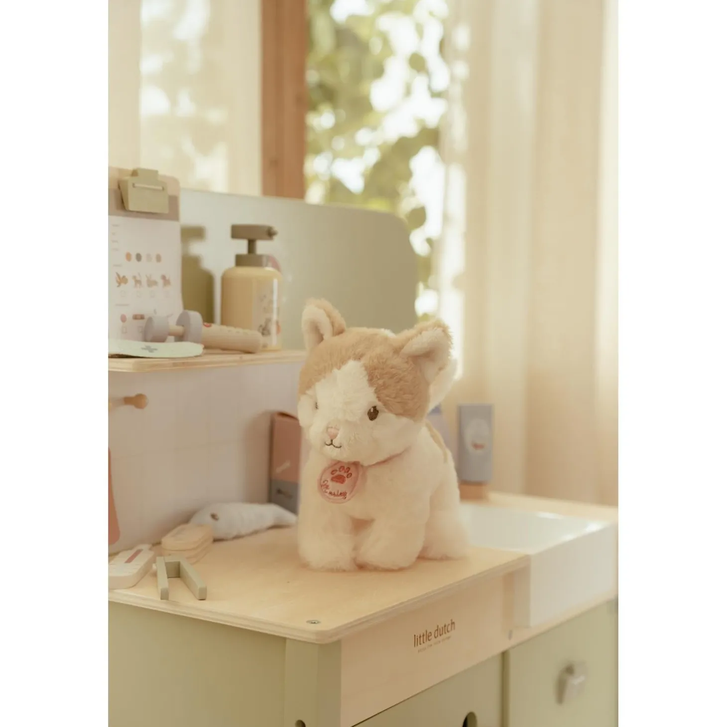 Little Dutch Peluche chat avec sac de transport Marley