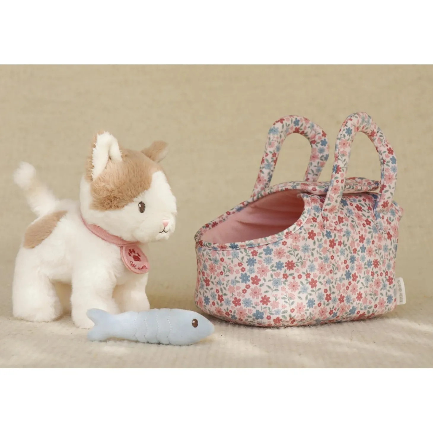 Little Dutch Peluche chat avec sac de transport Marley