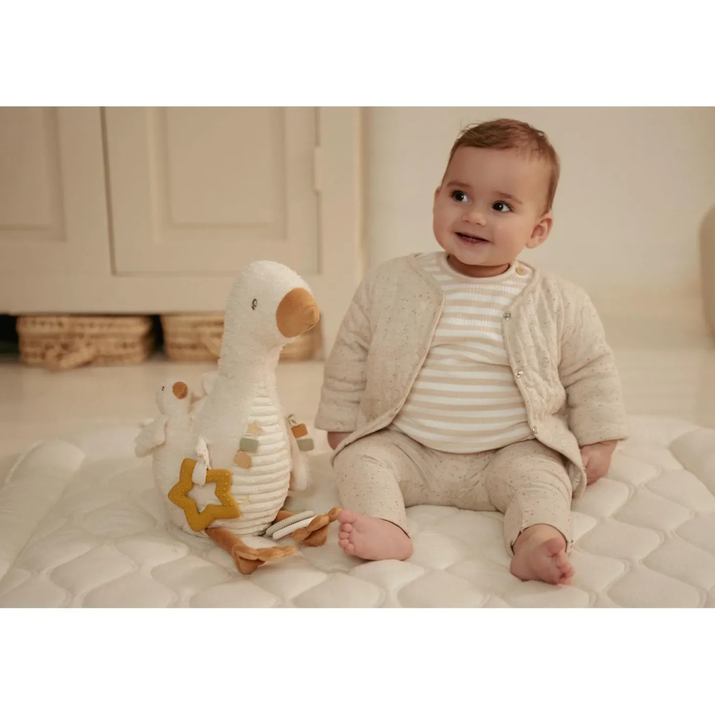 Little Dutch Peluche d'activités Oie Newborn