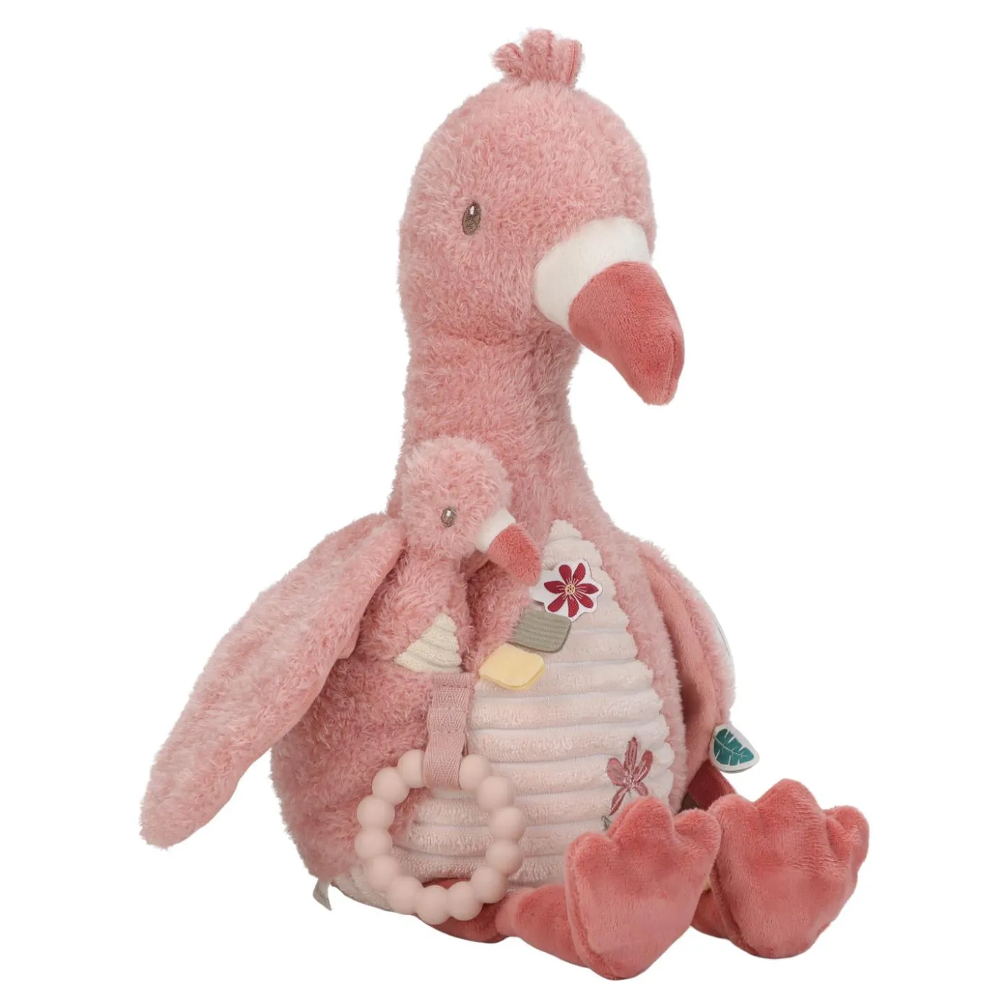 Little Dutch Peluche d'activités Flamant rose Safari Friends