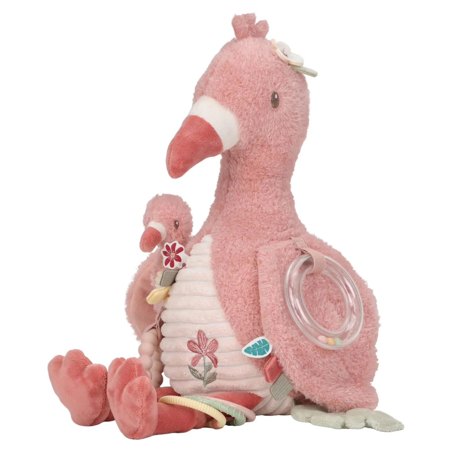 Little Dutch Peluche d'activités Flamant rose Safari Friends
