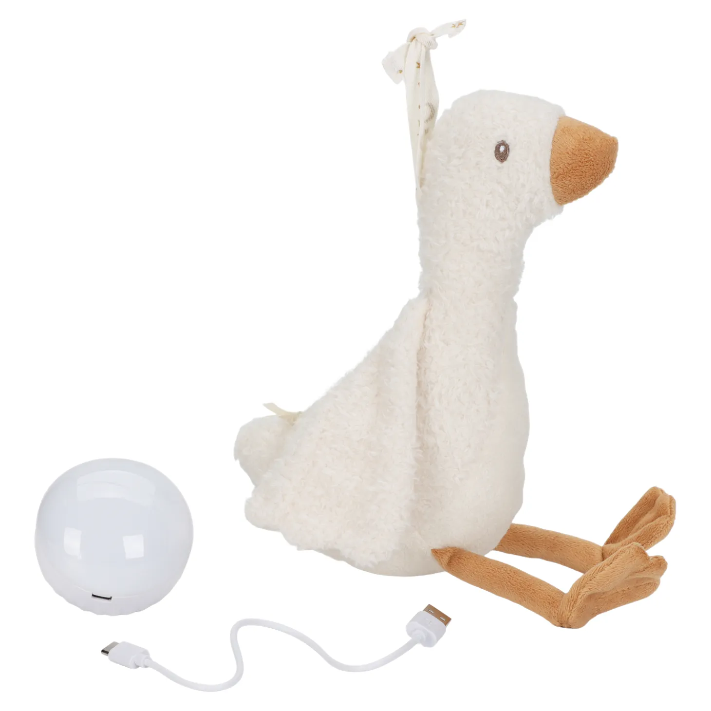 Little Dutch Peluche musicale et lumineuse Oie Newborn