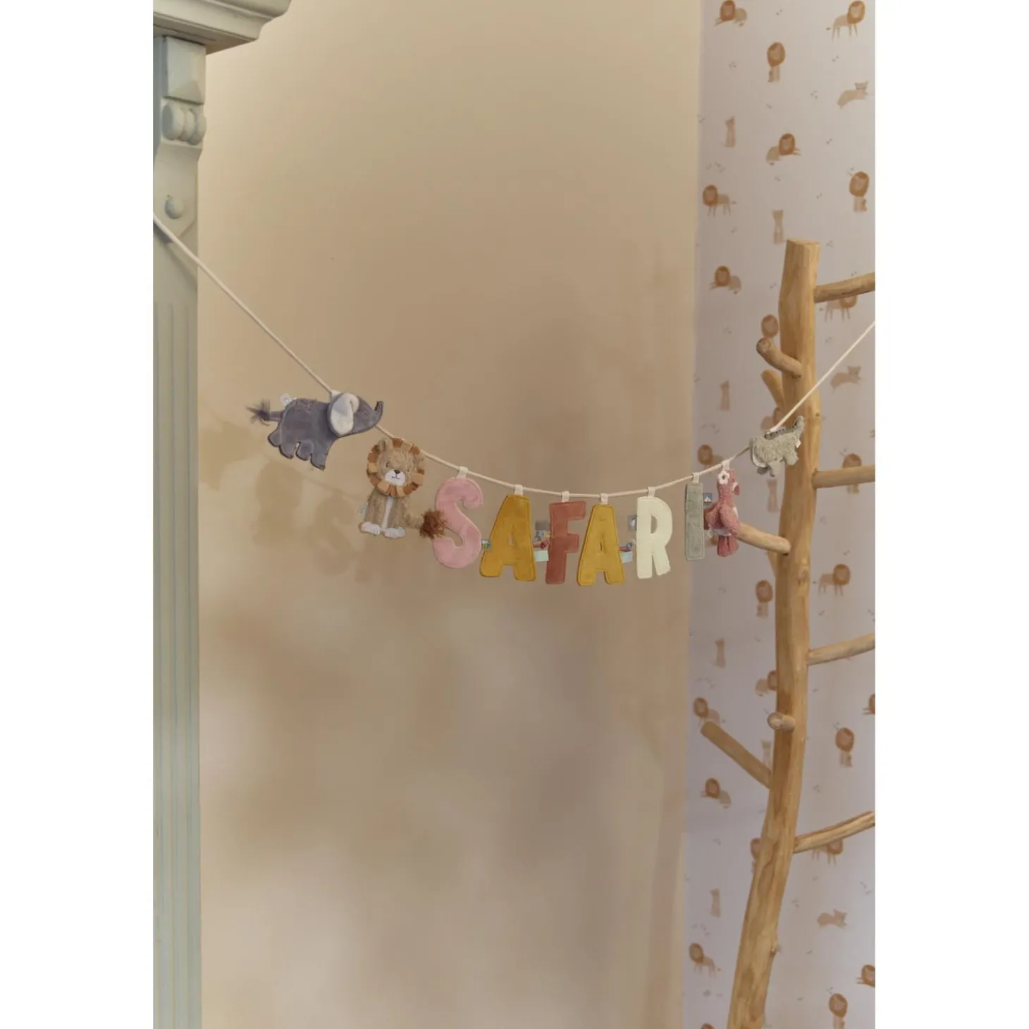 Little Dutch Pendentif Lion en tissu Safari Friends