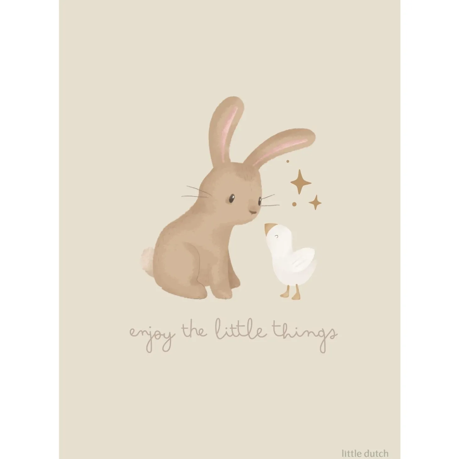 Little Dutch Poster A3 Little Goose