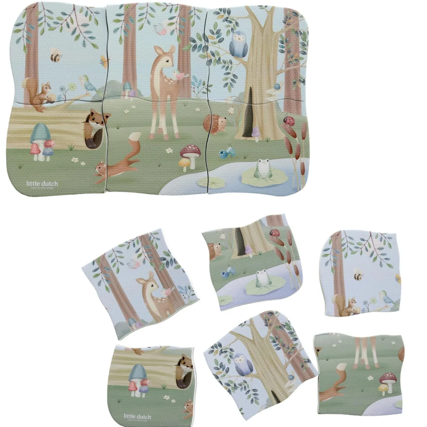 Little Dutch Puzzle de bain Little Farm