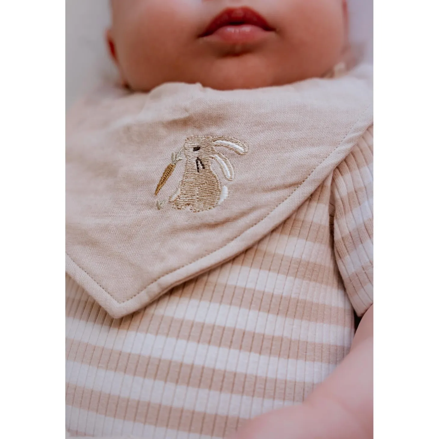 Little Dutch Set de 2 bavoirs bandana Baby Bunny
