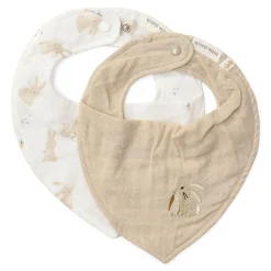 Little Dutch Set de 2 bavoirs bandana Baby Bunny