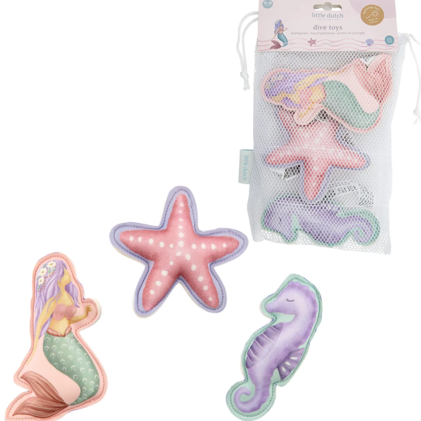 Little Dutch Set de 3 figurines de plage Dreamy Mermaid